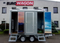 Mobile Wagen 125 - Dusche mit WC