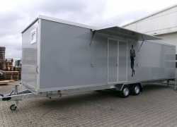 Mobilní přívěs 140 - sanitární kempingový přívěs