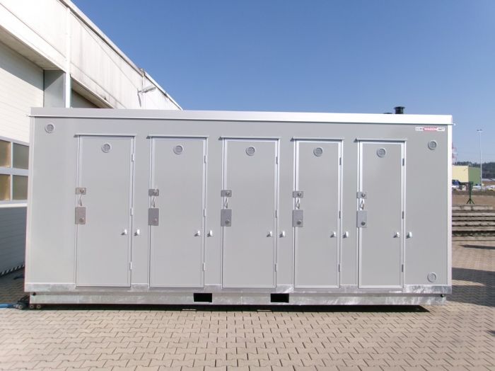 Mobile Container 7 - WC, Duschen, Waschraum